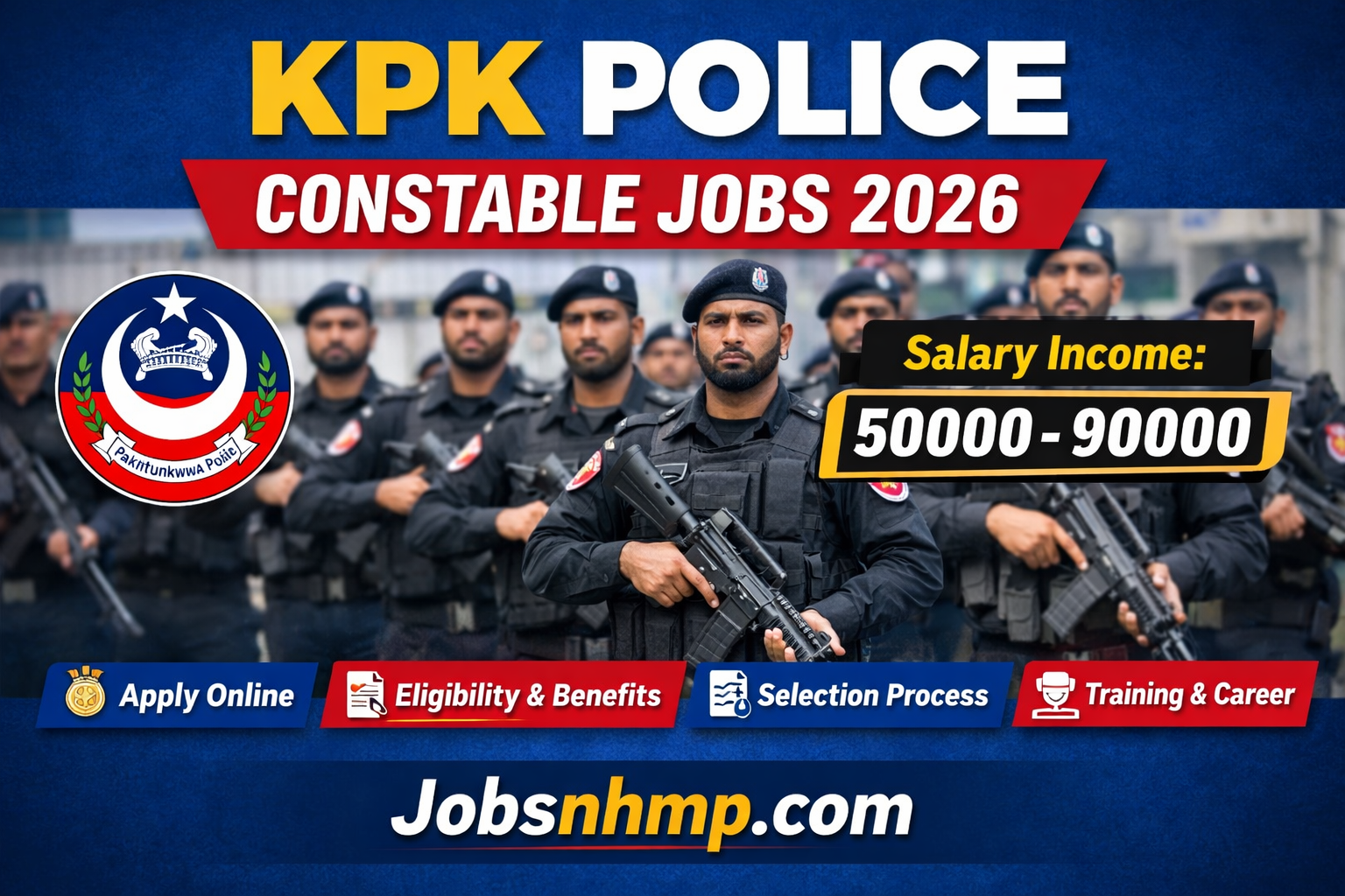 KPK Police Constable Jobs 2026 – Online Apply