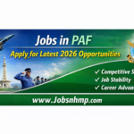 Jobs in PAF – Pakistan Air Force Apply Online
