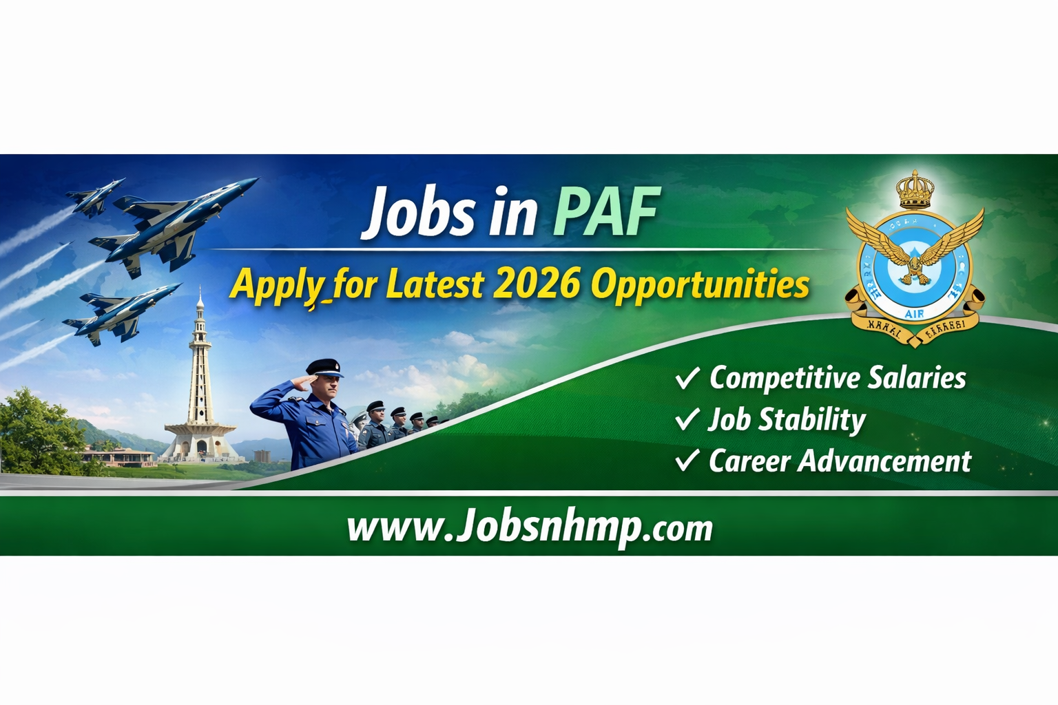 Jobs in PAF – Pakistan Air Force Apply Online