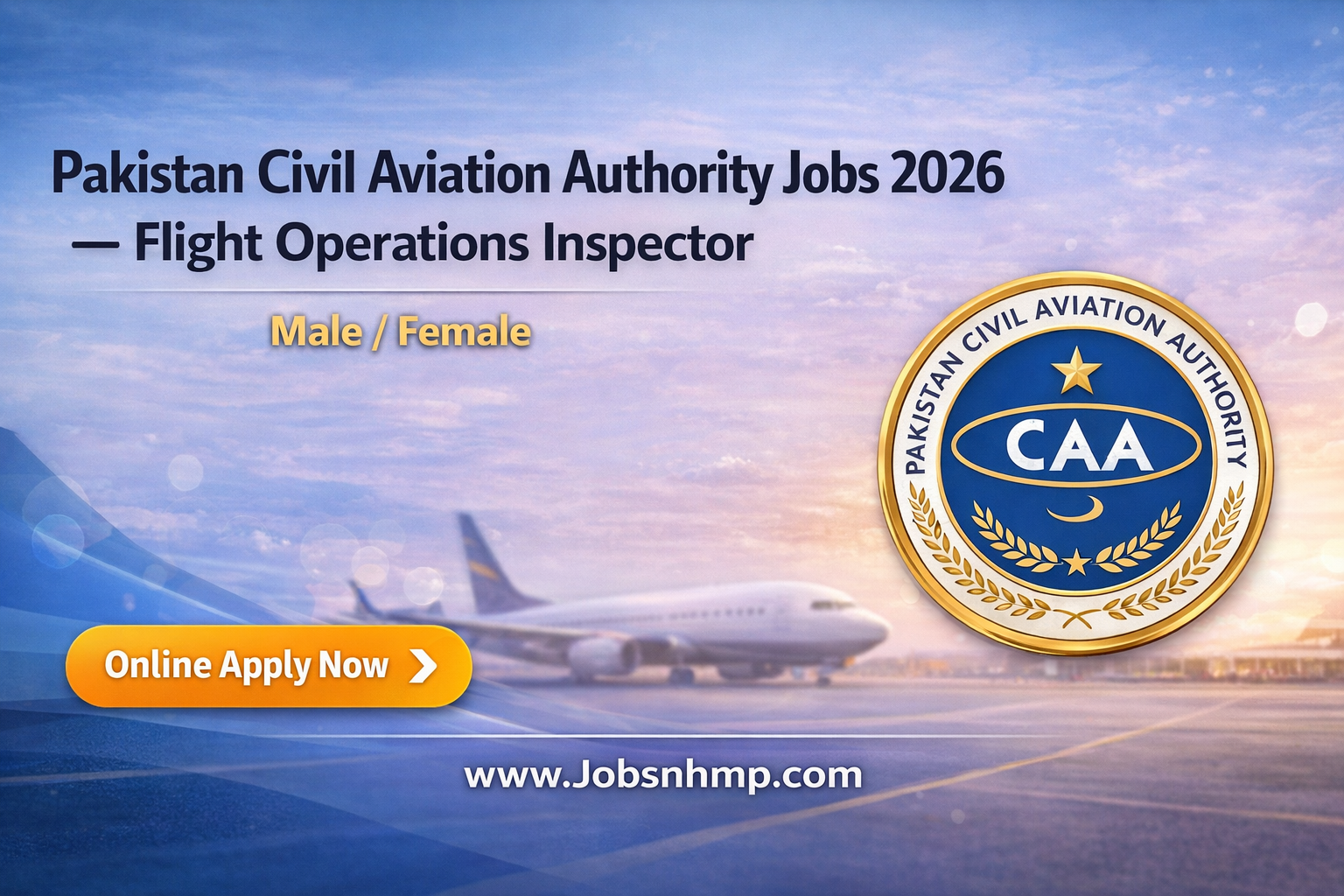 Pakistan Civil Aviation Authority (PCAA) Jobs 2026 – Apply Online